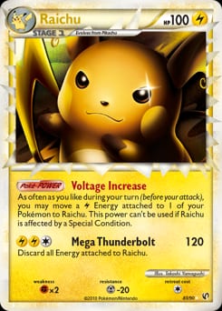 HS—Undaunted Raichu #83 card