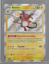 Paldean Fates Raichu #132 card