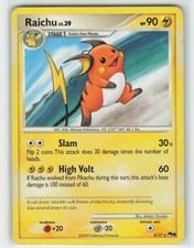 POP Series 9 Raichu #3 card