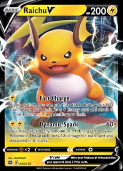Brilliant Stars Raichu V #45 card