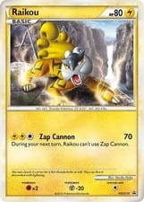 HGSS Black Star Promos Raikou #HGSS19 card