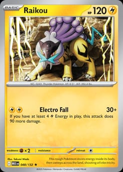 2025 Mega Evolution Raikou #48 card