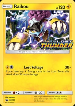SM Black Star Promos Raikou #SM150 card