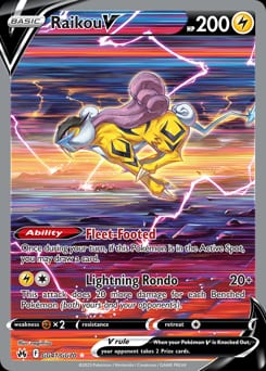 Crown Zenith Galarian Gallery Raikou V #GG41 card