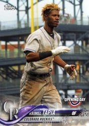 2018 Topps Opening Day Base Set Raimel Tapia #40 card