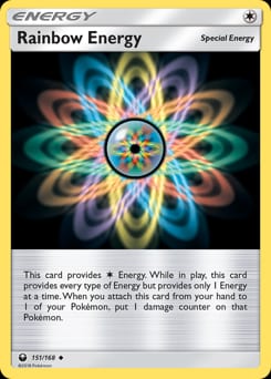 Celestial Storm Rainbow Energy #151 card