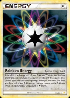 HeartGold & SoulSilver Rainbow Energy #104 card