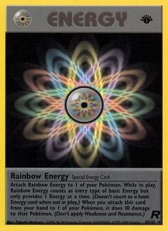 2000 Team Rocket Rainbow Energy #80 card