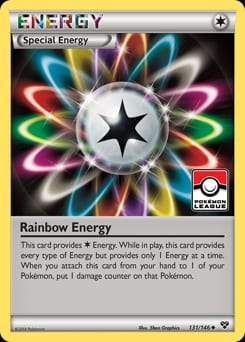 2014 XY Rainbow Energy #131 card