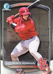 2025 Bowman Draft Chrome Rainiel Rodriguez #BDC-72 card
