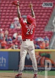 2018 Stadium Club Base Set Raisel Iglesias #191 card