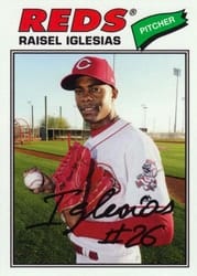 2018 Topps Archives Base Set Raisel Iglesias #116 card