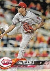 2018 Topps Base Set Raisel Iglesias #55 card