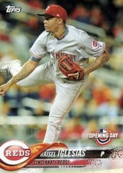 2018 Topps Opening Day Base Set Raisel Iglesias #32 card
