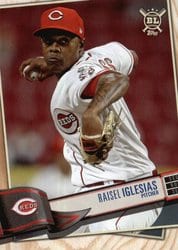 2019 Topps Big League Base Set Raisel Iglesias #48 card