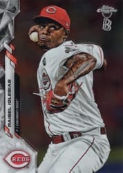 2020 Topps Chrome Ben Baller Edition Base Set Raisel Iglesias #175 card