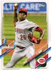 2021 Topps Opening Day Base Set Raisel Iglesias #151 card