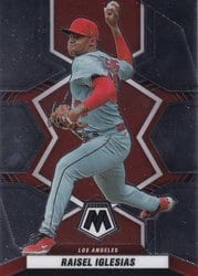 2022 Panini Mosaic Base Set Raisel Iglesias #55 card