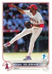 2022 Topps 1st Edition Base Set Raisel Iglesias #173 card