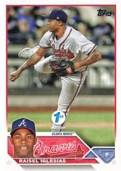 2023 Topps 1st Edition Base Set Raisel Iglesias #115 card