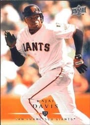 2008 Upper Deck Base Set Rajai Davis #120 card