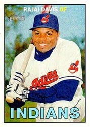 2016 Topps Heritage Base Set Rajai Davis #24 card