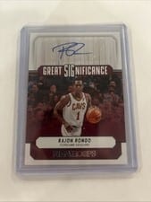 2022-23 Hoops Great SIGnificance Rajon Rondo #GS-RJR card