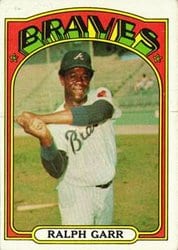 1972 Topps Base Set Ralph Garr #260 card