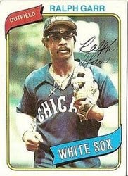 1980 Topps Base Set Ralph Garr #272 card