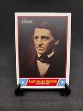 2025 Topps Heritage Notable Americans Ralph Waldo Emerson #NS-48 card