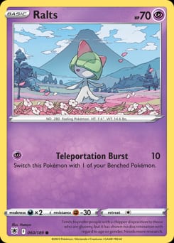 Astral Radiance Ralts #60 card