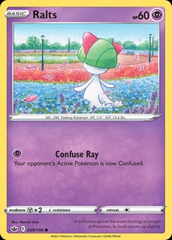 Chilling Reign Ralts #59 card