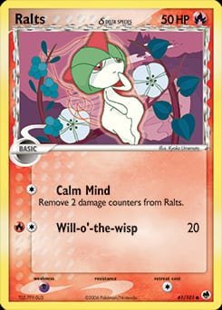 Dragon Frontiers Ralts δ #61 card