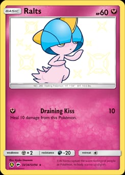 Hidden Fates Shiny Vault Ralts #SV34 card