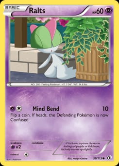 Legendary Treasures Ralts #59 card