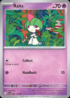Mega Evolution Ralts #58 card
