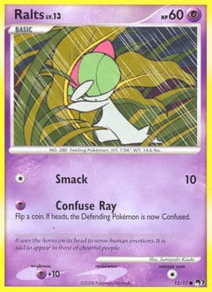 POP Series 7 Ralts #15 card