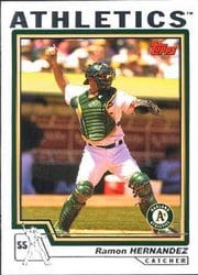 2004 Topps Base Set Ramon Hernandez #34 card
