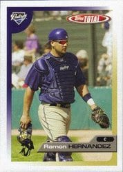 2005 Topps Total Base Set Ramon Hernandez #34 card