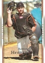 2007 Upper Deck Base Set Ramon Hernandez #57 card