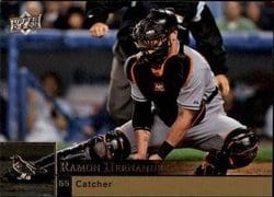 2009 Upper Deck Base Set Ramon Hernandez #32 card