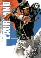 2019 Topps Fire Base Set Ramon Laureano #55 card