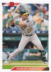 2020 Bowman Heritage Base Set Ramon Laureano #21 card