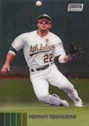 2020 Stadium Club Chrome Base Set Ramon Laureano #115 card