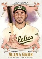 2021 Topps Allen & Ginter Base Set Ramon Laureano #55 card