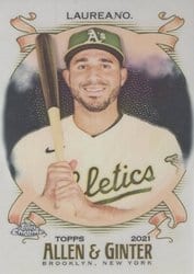 2021 Topps Allen & Ginter Chrome Base Set Ramon Laureano #55 card