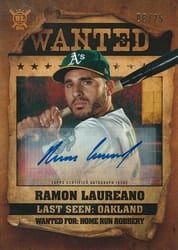 2021 Topps Big League Wanted Autographs Ramon Laureano #WT-10 card