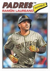 2026 Topps Heritage Base Set Ramón Laureano #89 card