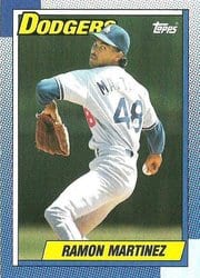 1990 Topps Base Set Ramon Martinez #62 card