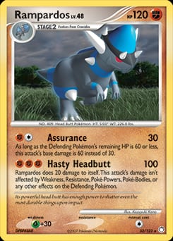 Mysterious Treasures Rampardos #33 card